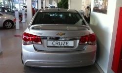 6 849 р. Спойлер LitCompany Chevrolet Cruze J300 седан дорестайлинг (2009-2012) (Неокрашенный)  с доставкой в г. Екатеринбург. Увеличить фотографию 6