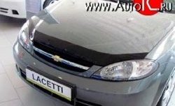 2 069 р. Дефлектор капота NovLine Chevrolet Lacetti хэтчбек (2002-2013)  с доставкой в г. Екатеринбург. Увеличить фотографию 2