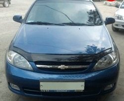 2 069 р. Дефлектор капота NovLine Chevrolet Lacetti хэтчбек (2002-2013)  с доставкой в г. Екатеринбург. Увеличить фотографию 1