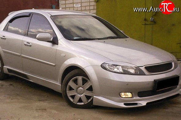 999 р. Реснички на фары M-VRS Chevrolet Lacetti хэтчбек (2002-2013) (Неокрашенные)  с доставкой в г. Екатеринбург