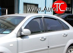 999 р. Комплект дефлекторов окон (ветровиков) 4 шт. Russtal Chevrolet Lacetti седан (2002-2013)  с доставкой в г. Екатеринбург