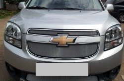 1 539 р. Сетка в решетку радиатора (нижняя) Russtal  Chevrolet Orlando (2011-2018) (хром)  с доставкой в г. Екатеринбург. Увеличить фотографию 5