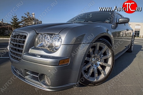 6 649 р. Накладка на передний бампер SRT 8 STYLE Chrysler 300C LX седан (2004-2011) (Неокрашенная)  с доставкой в г. Екатеринбург