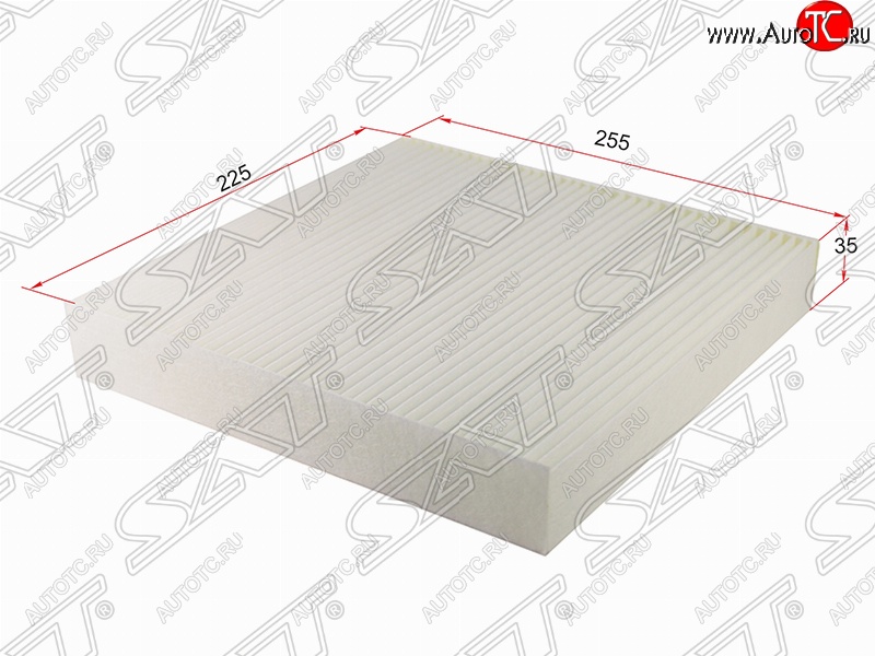 271 р. Фильтр салонный SAT (255х225х35 mm)  CITROEN Berlingo  M59 (2002-2012), CITROEN Xsara ( N0,  N1) (1997-2005), Peugeot Partner  M49/M59 (1997-2008)  с доставкой в г. Екатеринбург