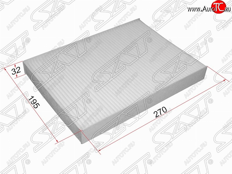 293 р. Фильтр салонный SAT (270х175х32 mm)  CITROEN C5 ( RD,  RW) (2008-2017), Peugeot 407 ( седан,  универсал) (2004-2011)  с доставкой в г. Екатеринбург