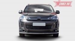 17 639 р. Защита переднего бампера одинарная Souz-96 Premium (d60) CITROEN C4 aircross (2012-2017)  с доставкой в г. Екатеринбург. Увеличить фотографию 2