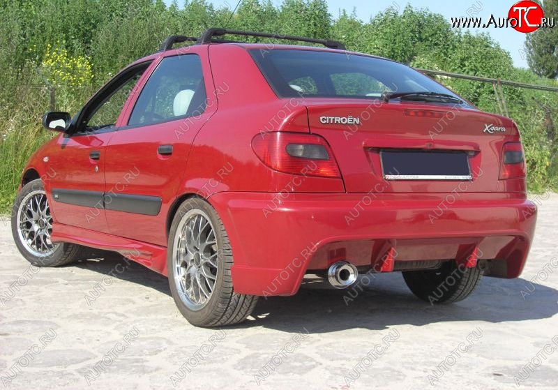 25 899 р. Задний бампер EVO 3 CITROEN Xsara N1 хэтчбэк 5 дв. 1-ый рестайлинг (2000-2003)  с доставкой в г. Екатеринбург