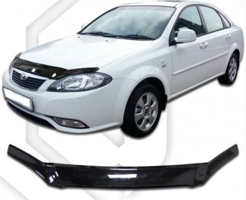 Дефлектор капота CA-Plastic Daewoo (Даеву) Gentra (Джентоа)  KLAS (2012-2016) KLAS седан