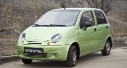 479 р. Реснички на фары RA Daewoo Matiz M100 дорестайлинг (1998-2000) (Неокрашенные)  с доставкой в г. Екатеринбург. Увеличить фотографию 2