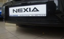 1 339 р. Сетка на бампер Russtal (черная) Daewoo Nexia рестайлинг (2008-2015)  с доставкой в г. Екатеринбург. Увеличить фотографию 4