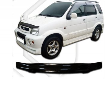 Дефлектор капота (кузов: J100,102,122) CA-Plastic Daihatsu Terios J100 дорестайлинг (1997-2000)