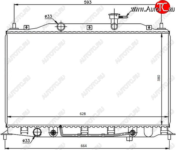 8 349 р. Радиатор двигателя SAT (пластинчатый,1.6, МКПП/АКПП) Hyundai Accent седан ТагАЗ (2001-2012)  с доставкой в г. Екатеринбург