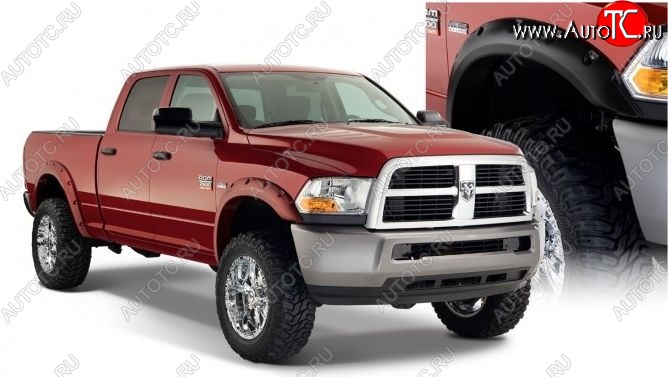 23 749 р. Накладки на колёсные арки BUSHWACKER DESIGN Dodge Ram DJ, DS (2008-2012) (Неокрашенные)  с доставкой в г. Екатеринбург