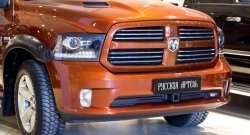 799 р. Реснички на фары RA Dodge Ram DJ, DS (2008-2012) (Неокрашенные)  с доставкой в г. Екатеринбург. Увеличить фотографию 2