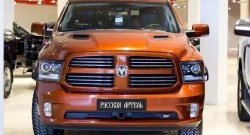 799 р. Реснички на фары RA  Dodge Ram  DJ, DS (2008-2012) (Неокрашенные)  с доставкой в г. Екатеринбург. Увеличить фотографию 1