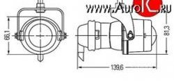 3 999 р. Универсальная противотуманная фара Hella Micro DE 1NL 008 090-047 Fiat Ducato 290 (2014-2024)  с доставкой в г. Екатеринбург. Увеличить фотографию 2