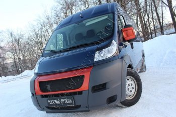 869 р. Реснички на фары (глянец) RA Fiat Ducato 250 (2006-2014) (Неокрашенные)  с доставкой в г. Екатеринбург. Увеличить фотографию 3