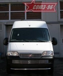 11 564 р. Защита переднего бампера одинарная Souz-96 (d60) Fiat Ducato 250 (2006-2014)  с доставкой в г. Екатеринбург. Увеличить фотографию 3