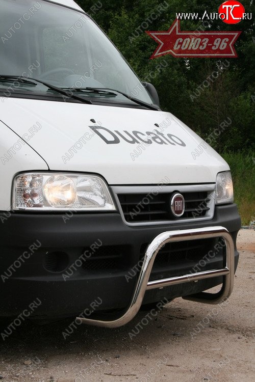 10 844 р. Защита переднего бампера Souz-96 (d60) Fiat Ducato 250 (2006-2014)  с доставкой в г. Екатеринбург