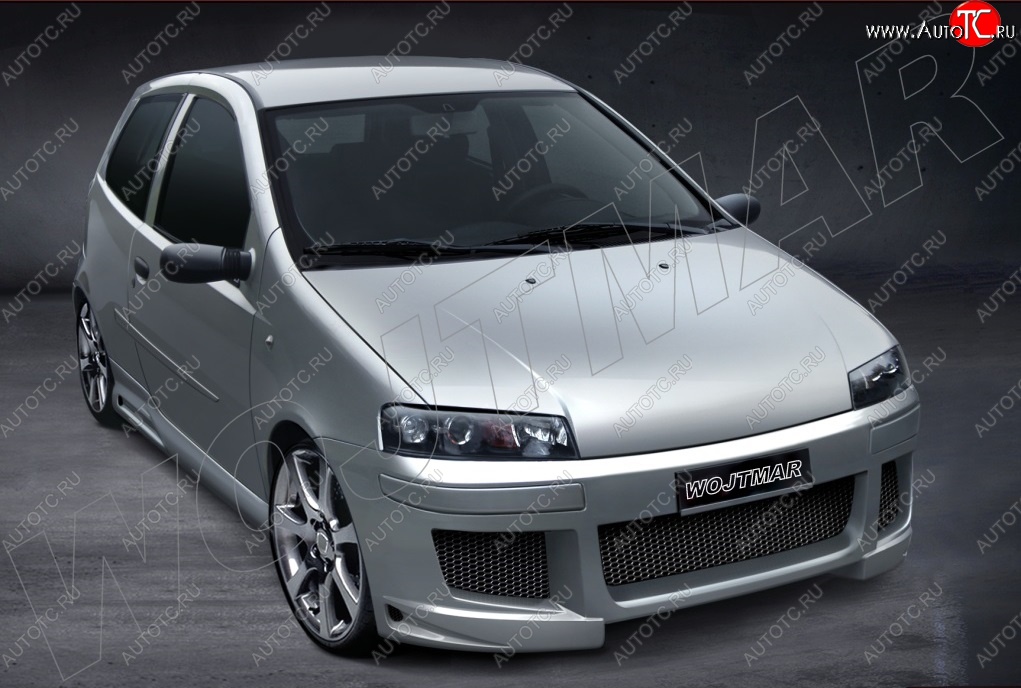 26 999 р. Передний бампер R1 Fiat Punto 188 хэтчбэк 5 дв. дорестайлинг (1999-2003)  с доставкой в г. Екатеринбург