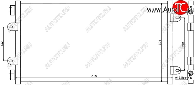 5 199 р. Радиатор кондиционера SAT (1.2) Fiat Punto 188 хэтчбэк 3 дв. дорестайлинг (1999-2003)  с доставкой в г. Екатеринбург