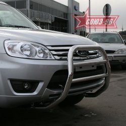 Защита переднего бампера Souz-96 (d60/42) Ford Escape 2 (2008-2012)