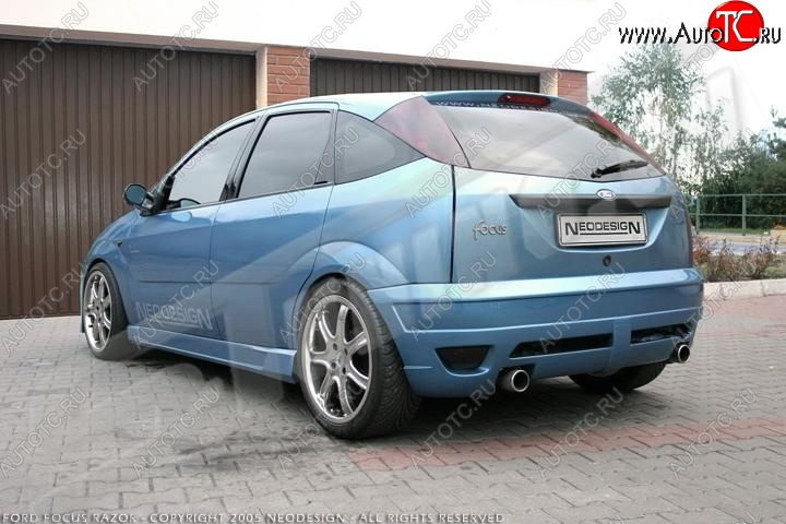 28 999 р. Задний бампер ST1 Ford Focus 1 хэтчбэк 5 дв. дорестайлинг (1998-2002)  с доставкой в г. Екатеринбург