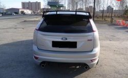 7 599 р. Накладка заднего бампера Loder 1899  Ford Focus  2 (2007-2011) хэтчбэк 3 дв. рестайлинг, хэтчбэк 5 дв. рестайлинг (Неокрашенная)  с доставкой в г. Екатеринбург. Увеличить фотографию 4