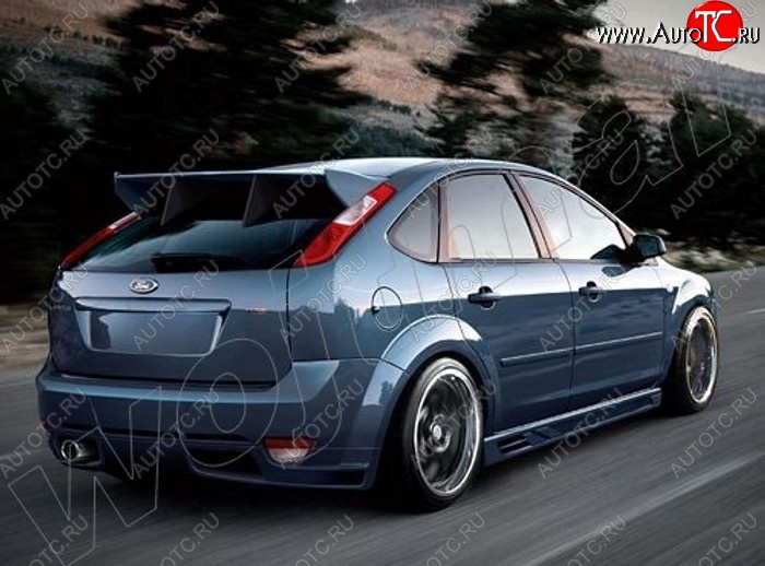 25 899 р. Задний бампер EVO Ford Focus 2 хэтчбэк 3 дв. рестайлинг (2007-2011)  с доставкой в г. Екатеринбург