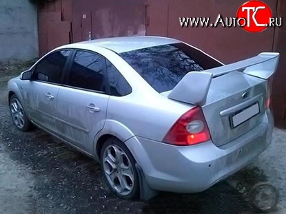 6 549 р. Спойлер EVO Design Ford Focus 2 седан рестайлинг (2007-2011) (Неокрашенный)  с доставкой в г. Екатеринбург