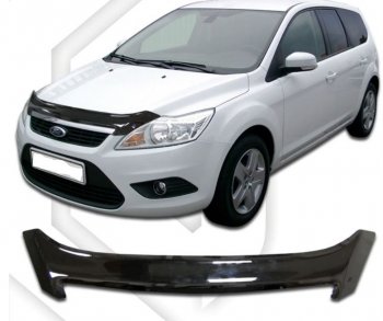 Дефлектор капота CA-Plastic Ford Focus 2 универсал рестайлинг (2007-2011)