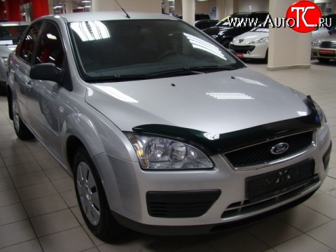 3 089 р. Дефлектор капота NovLine Ford Focus 2 хэтчбэк 5 дв. дорестайлинг (2004-2008)  с доставкой в г. Екатеринбург