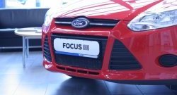 1 839 р. Сетка на бампер Novline Ford Focus 3 универсал дорестайлинг (2010-2015)  с доставкой в г. Екатеринбург. Увеличить фотографию 3