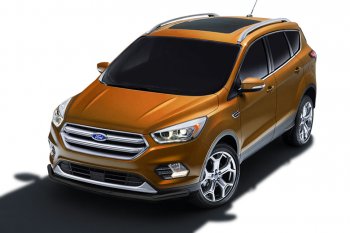 10 999 р. Защита заднего бампера Slitkoff (d57)  Ford Kuga  2 (2016-2019) рестайлинг (Нержавейка, Полированная)  с доставкой в г. Екатеринбург. Увеличить фотографию 2