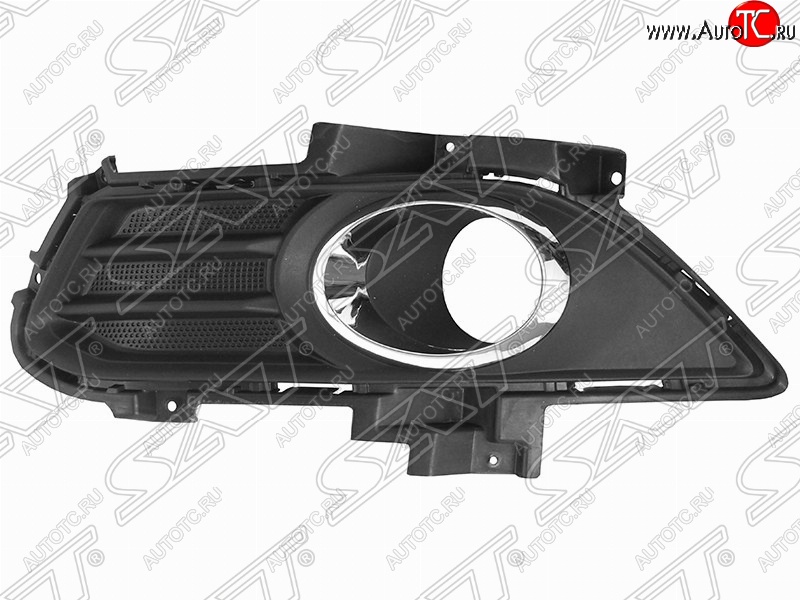 649 р. Левая рамка противотуманной фары SAT (хром)  Ford Mondeo  MK5 CD391 (2014-2018) дорестайлинг седан  с доставкой в г. Екатеринбург