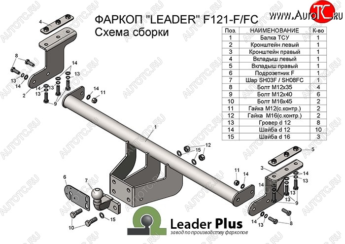 7 999 р. Фаркоп Лидер Плюс  Ford Ranger ( DoubleCab,  RapCab) (2011-2021) дорестайлинг, дорестайлинг, рестайлинг, рестайлинг  с доставкой в г. Екатеринбург