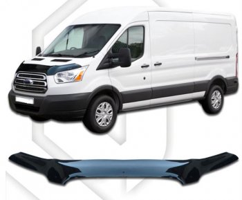 Дефлектор капота CA-Plastiс exclusive Ford Transit цельнометаллический фургон (2014-2022)