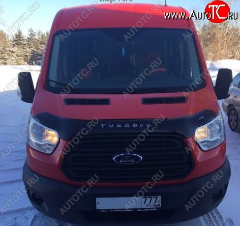 999 р. Дефлектор капота Russtal (вариант Б) Ford Transit цельнометаллический фургон (2014-2022)  с доставкой в г. Екатеринбург