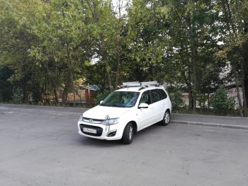 2 499 р. Багажная корзина Металл Дизайн BYD F0 (2007-2013) (серебристая)  с доставкой в г. Екатеринбург. Увеличить фотографию 6