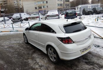 4 049 р. Спойлер на дверь багажника Global Tuning Opel Astra H GTC хэтчбек 3 дв. дорестайлинг (2004-2006) (Неокрашенный)  с доставкой в г. Екатеринбург. Увеличить фотографию 11