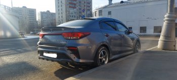 8 499 р. Пластиковые пороги Kudos  KIA Rio  4 FB (2016-2024) дорестайлинг седан, рестайлинг седан (Неокрашенные)  с доставкой в г. Екатеринбург. Увеличить фотографию 3