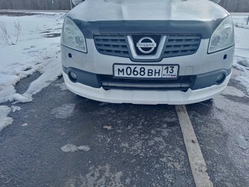 5 799 р. Накладка переднего бампера Городская Легенда Nissan Qashqai 1 дорестайлинг (2007-2010) (Неокрашенная)  с доставкой в г. Екатеринбург. Увеличить фотографию 5