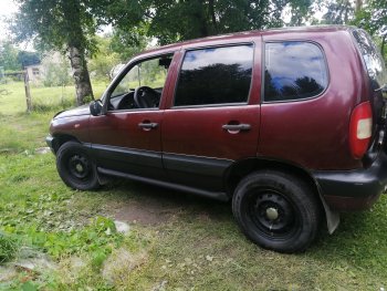 1 189 р. Пороги накладки Autodemic  Chevrolet Niva  2123 (2002-2008), Лада 2123 (Нива Шевроле) (2002-2008) (Текстурная поверхность)  с доставкой в г. Екатеринбург. Увеличить фотографию 7