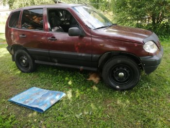 1 189 р. Пороги накладки Autodemic  Chevrolet Niva  2123 (2002-2008), Лада 2123 (Нива Шевроле) (2002-2008) (Текстурная поверхность)  с доставкой в г. Екатеринбург. Увеличить фотографию 6