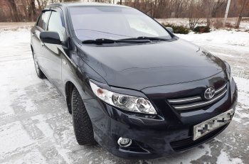 699 р. Комплект ресничек на фары Sport  Toyota Corolla  E150 (2006-2010) седан дорестайлинг (Неокрашенные)  с доставкой в г. Екатеринбург. Увеличить фотографию 18