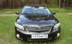 Комплект ресничек на фары Sport Toyota (Тойота) Corolla (Королла)  E150 (2006-2010) E150 седан дорестайлинг