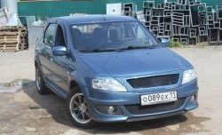 2 199 р. Решётка радиатора Power DM 2 Renault Logan 1 рестайлинг (2010-2016) (Без сетки, Неокрашенная)  с доставкой в г. Екатеринбург. Увеличить фотографию 3