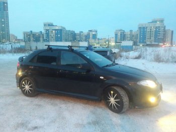 3 169 р. Пороги накладки Атланта Chevrolet Lacetti хэтчбек (2002-2013) (Неокрашенные)  с доставкой в г. Екатеринбург. Увеличить фотографию 4