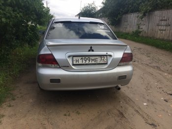 3 899 р. Лип спойлер Evo Mitsubishi Lancer 9 2-ой рестайлинг седан (2005-2009) (Неокрашенный)  с доставкой в г. Екатеринбург. Увеличить фотографию 9