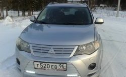 679 р. Радиаторная решётка Sport Mitsubishi Outlander XL (CW)  дорестайлинг (2005-2009) (Неокрашенная)  с доставкой в г. Екатеринбург. Увеличить фотографию 8